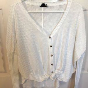 Urban Outfitters Jojo Thermal Top